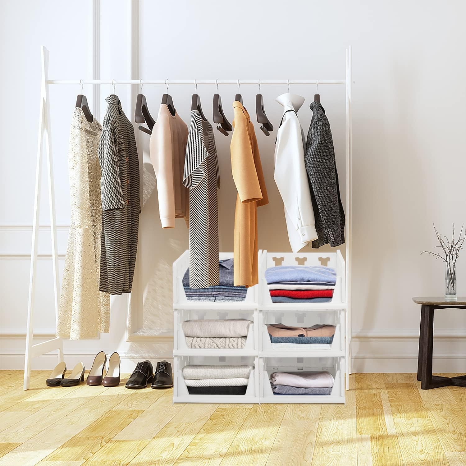 7886 3 Layer Stackable Multifunctional Storage,for Clothes Foldable Drawer Shelf Basket Utility Cart Rack Storage Organizer Cart for Kitchen, Pantry Closet, Bedroom, Bathroom, Laundry(3 Layer 1 Pc) 7886 3 Layer Stackable Multifunctional Storage,for Clothes Foldable Drawer Shelf Basket Utility Cart Rack Storage Organizer Cart for Kitchen, Pantry Closet, Bedroom, Bathroom, Laundry(3 Layer 1 Pc)